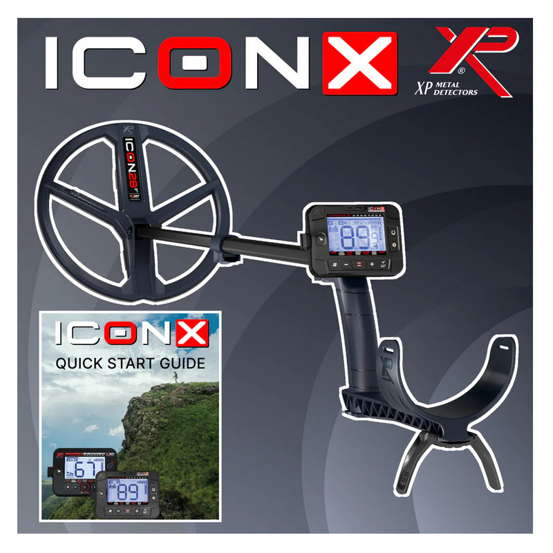 Metal detector potente, versatile e facile da usare XP ICON X è adatto a tutti i tipi di ricerca. Per tutti i terreni