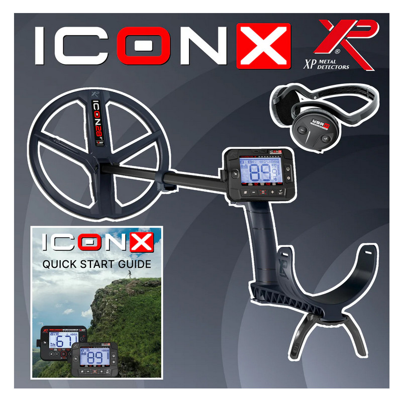 ICON X FULL metal detector 100% wireless, impermeabile, potente e versatile.