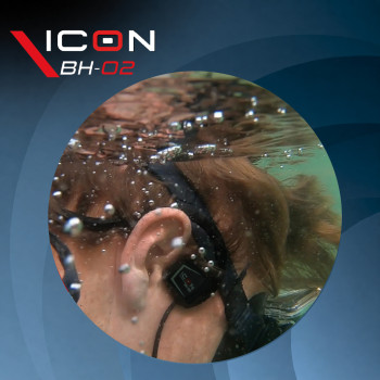Cuffie a conduzione ossea BH-02 per serie ICON impermeabili fino a 5 metri