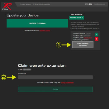 Estensione di garanzia XP ICON o ICON X