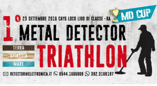 MD CUP 1° Triathlon con metal detector